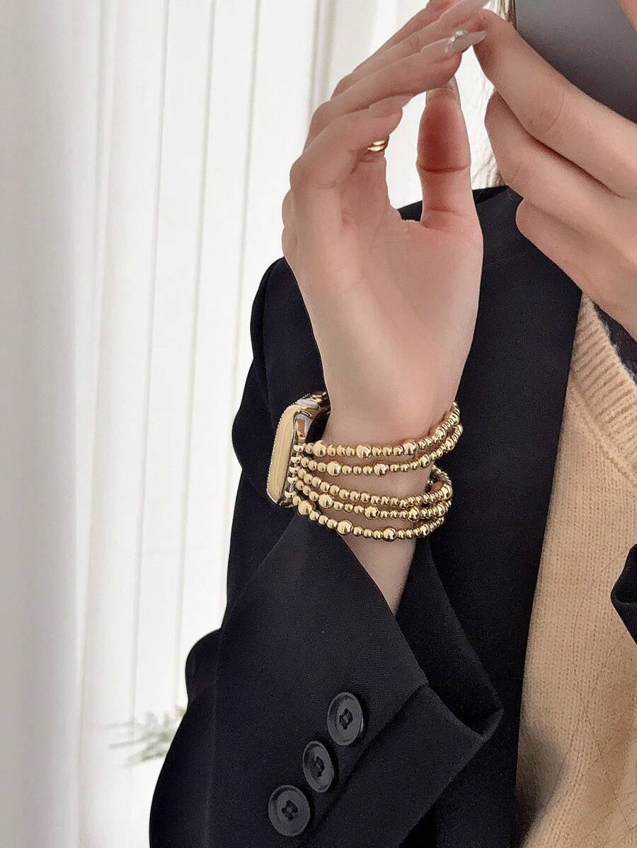 MAPUCE 1pc 패션 비즈 팔찌 스마트 시계 밴드, - Smartwatch Stylish Watches For Women 리뷰 및 가격