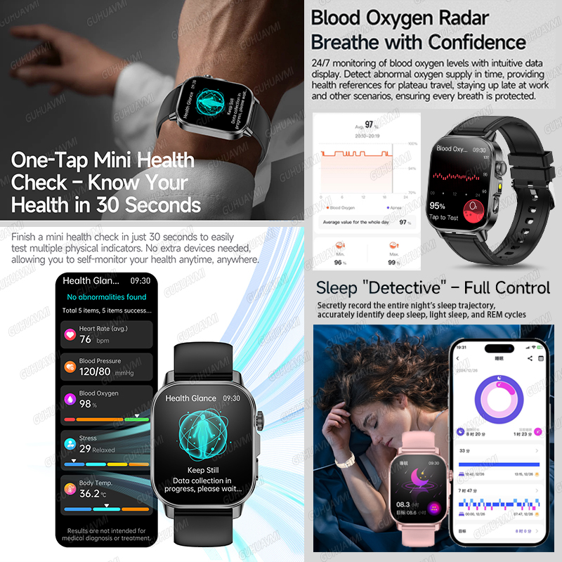2026년 신형 건강 스마트워치, 정밀 측정 ECG+P - Smartwatch Watches Gift For Women 리뷰 및 가격