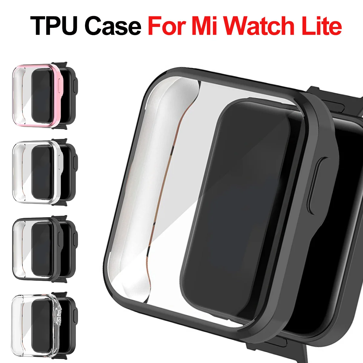 Xiaomi Mi Watch Lite 용 케이스 Red - Watch Redmi 리뷰 및 가격