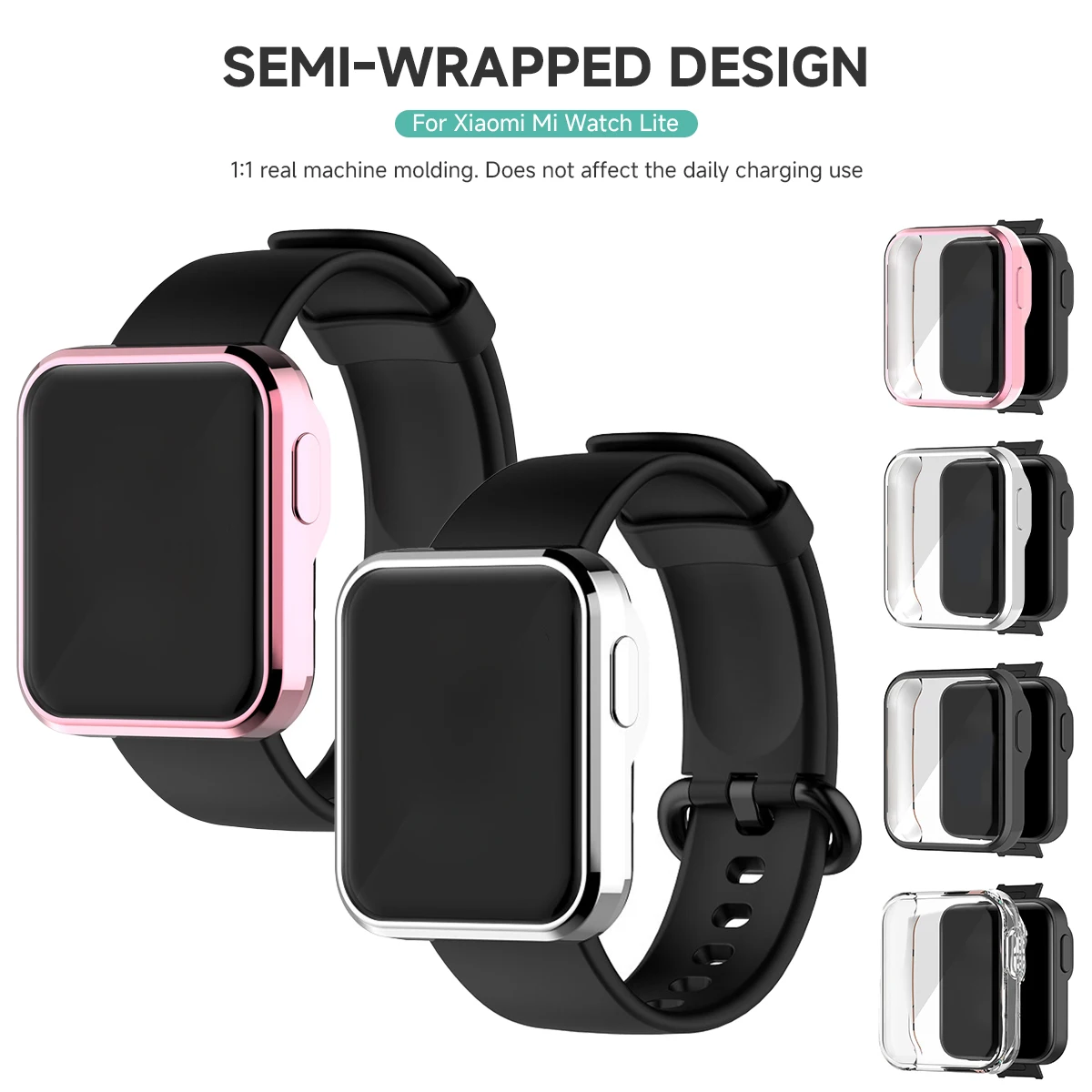 Xiaomi Mi Watch Lite 용 케이스 Red - Watch Redmi 리뷰 및 가격