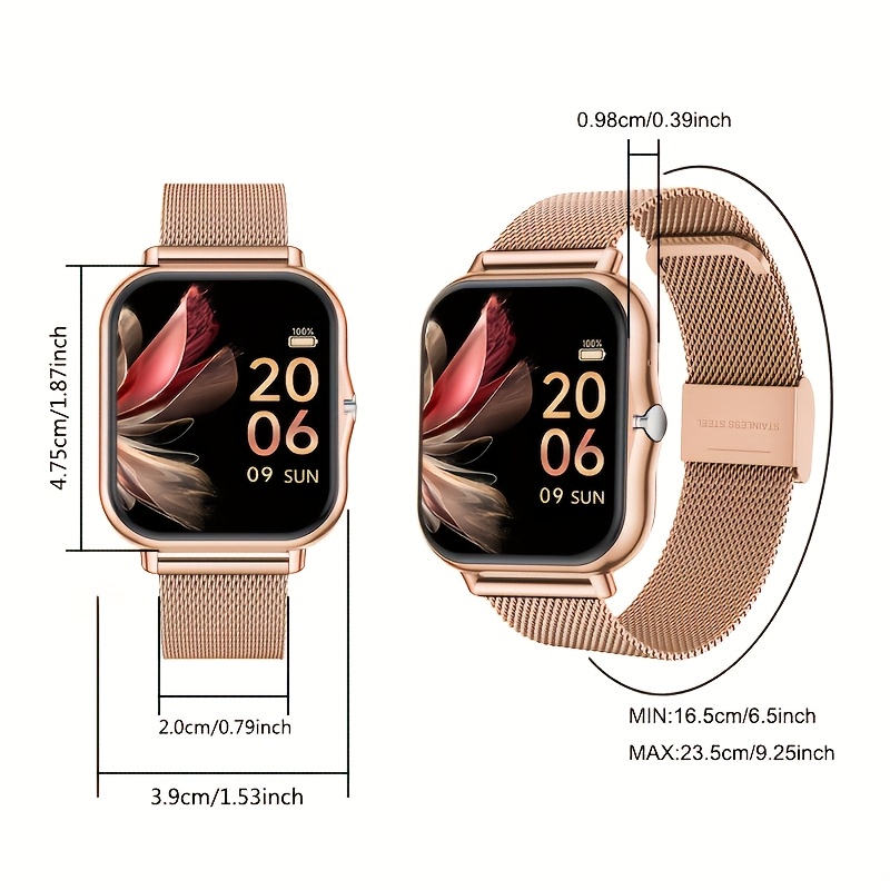 남성과 여성을 위한 풀 터치스크린 스마트워치, 통화 걸 - Smartwatch Stylish Watches For Women 리뷰 및 가격